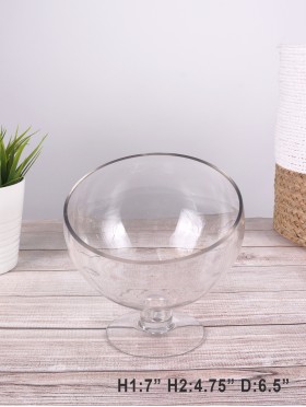 SHORT STEM SLANT VASE (PICKUP ONLY)